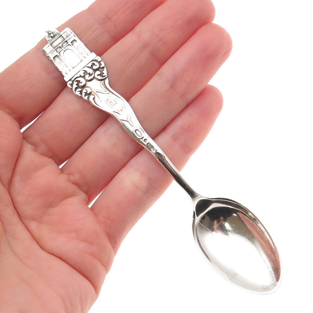 Frank M. Whiting & Co 925 Sterling Silver Antique Art Deco New York Coffee Spoon